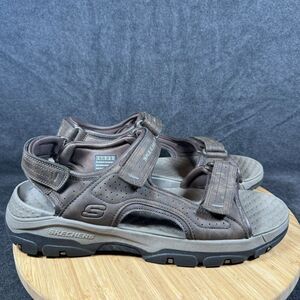 Skechers Mens Tresmen Garo‎ Sport Sandals Brown Size 12